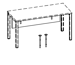 Bench Панель фронтальная из ЛДСП размер:600х412х18